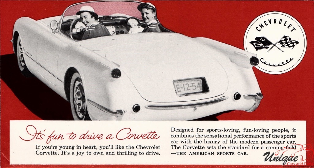 1954 Corvette Red Foldout Page 4